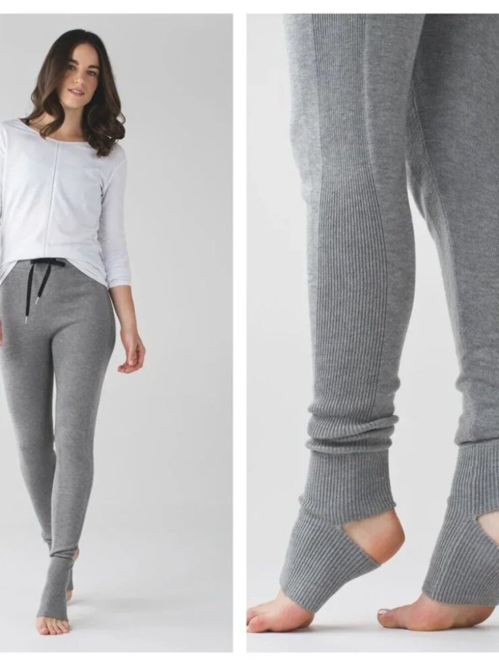 Lululemon Sweet Savasana Sweater Pant 8 Heathered Medium Grey